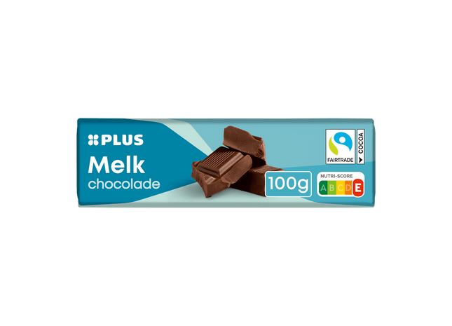 Chocoladereep melk Fairtrade