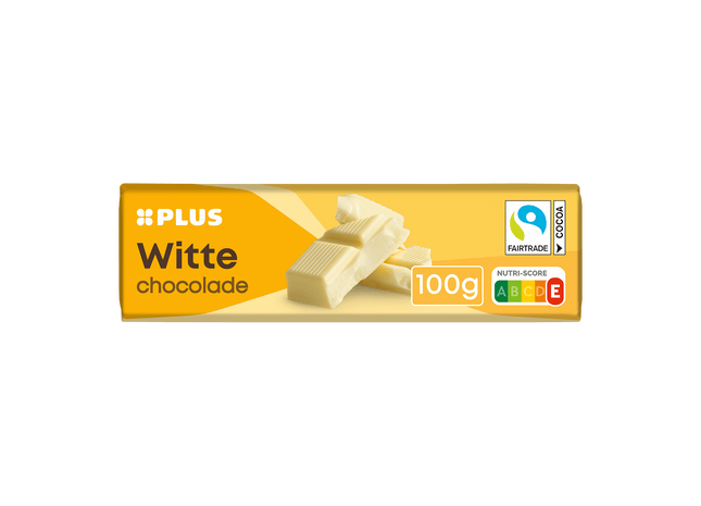 Chocoladereep wit Fairtrade