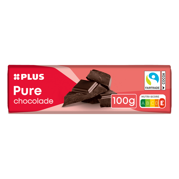 Chocoladereep puur Fairtrade