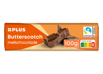 Chocolate bar butterscotch Fairtrade