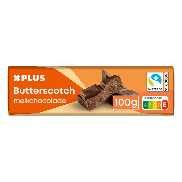 Schokoladenriegel Butterscotch Fairtrade