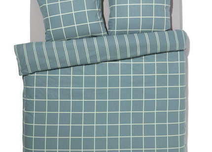 dekbedovertrek flanel 240x200/220 ruit/streep