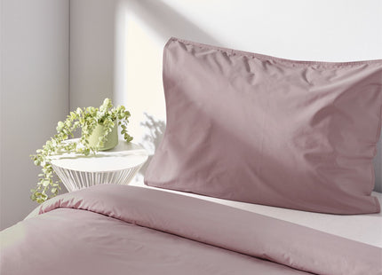 duvet cover percale 140x200/220 mauve