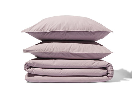 duvet cover percale 200x200/220 mauve