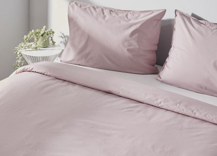 duvet cover percale 200x200/220 mauve