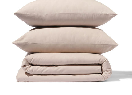 duvet cover soft cotton 200x200/220 taupe