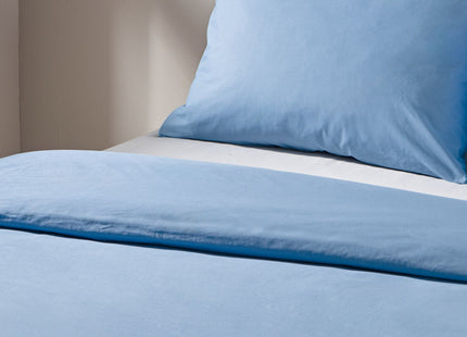 duvet cover soft cotton 140x200/220 ice blue