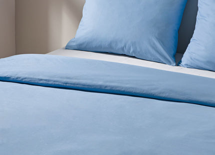 duvet cover soft cotton 200x200/220 ice blue