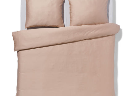 duvet cover satin 200x200/220 plain taupe