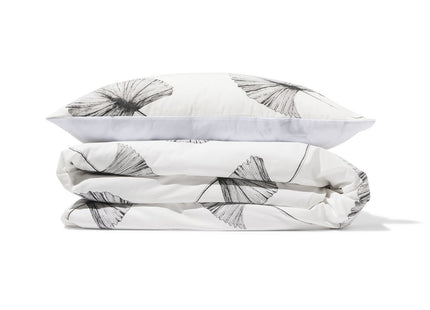 duvet cover soft cotton 140x200/220 drawn leaves