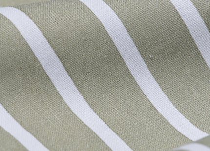 duvet cover soft cotton 140x200/220 striped green