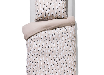 duvet cover soft cotton 140x200/220 spotted