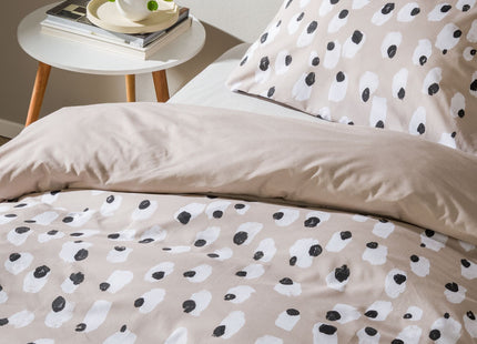 duvet cover soft cotton 140x200/220 spotted