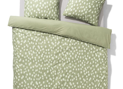 duvet cover soft cotton 200x200/220 stipple green