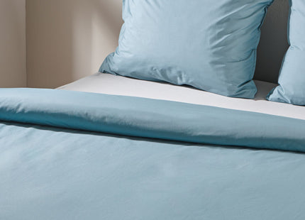 duvet cover percale 200x200/220 blue