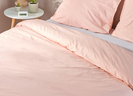 duvet cover percale 200x200/220 pink