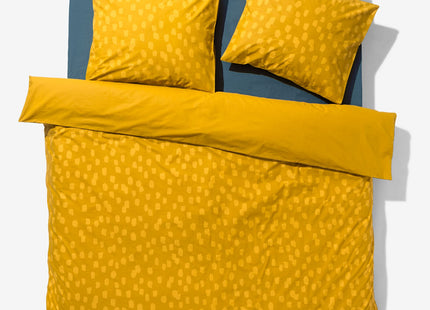 duvet cover soft cotton 240x200/220 dots yellow