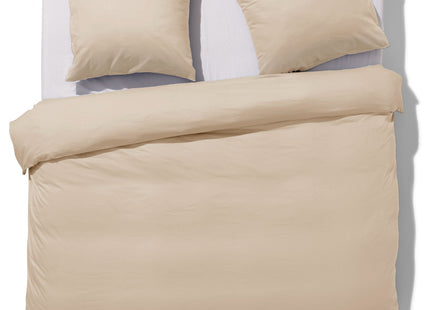 duvet cover percale 200x200/220 sand