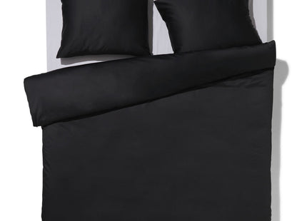 duvet cover satin 200x200/220 black