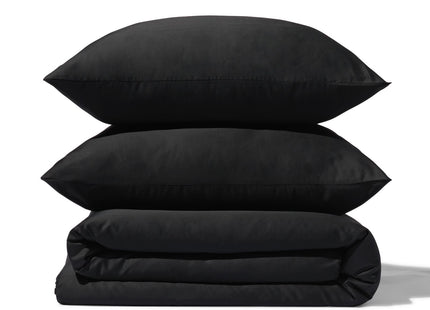 duvet cover satin 200x200/220 black