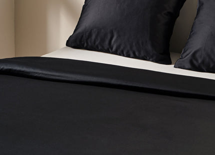 duvet cover satin 200x200/220 black