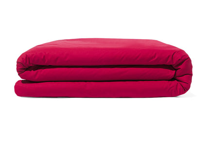 LINDA. dekbedovertrek percal 200x200/220 royaal rood