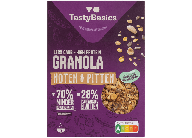 TastyBasics Granola noten en pitten