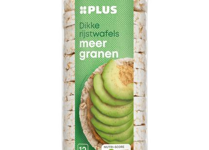 Dikke rijstwafels meergranen
