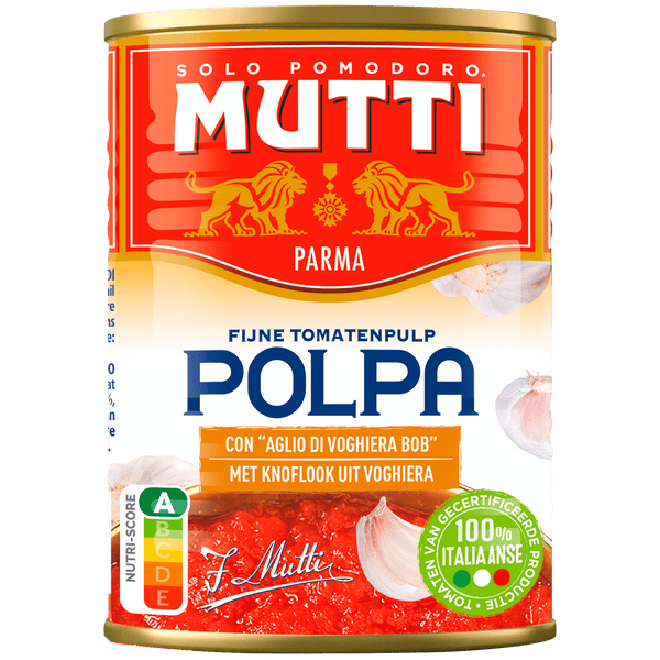 Mutti Polpa mit Knoblauch