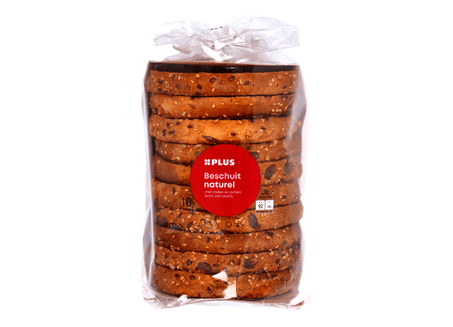 Beschuit luxe naturel met zaden