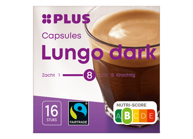 Koffiecapsules lungo dark fairtrade