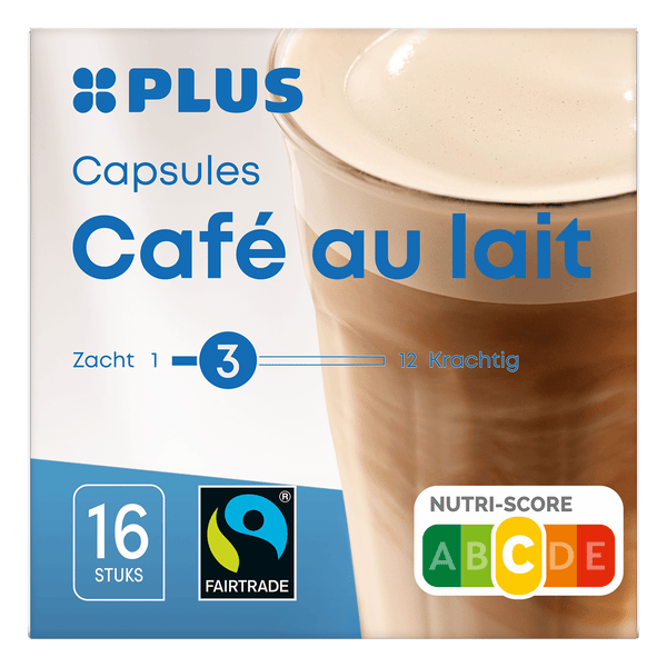 Koffiecapsules café au lait fairtrade