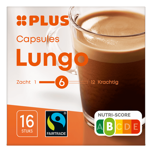 Koffiecapsules Lungo fairtrade