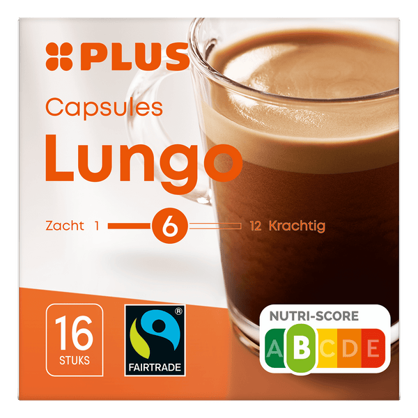 Koffiecapsules Lungo fairtrade