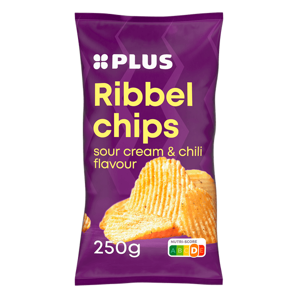 Riffelchips Sour Cream & Chili
