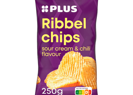 Ribbelchips sour cream chili