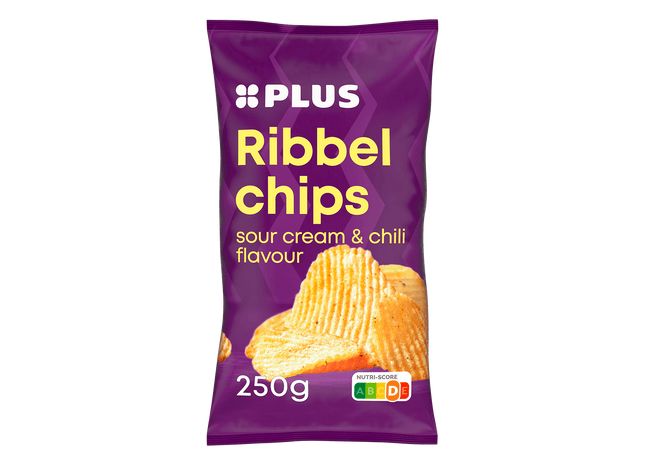 Ribbelchips sour cream chili