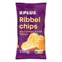 Ribbelchips sour cream chili