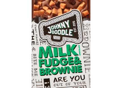 Johnny Doodle Milk fudge & brownie