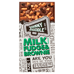 Johnny Doodle Milk fudge & brownie