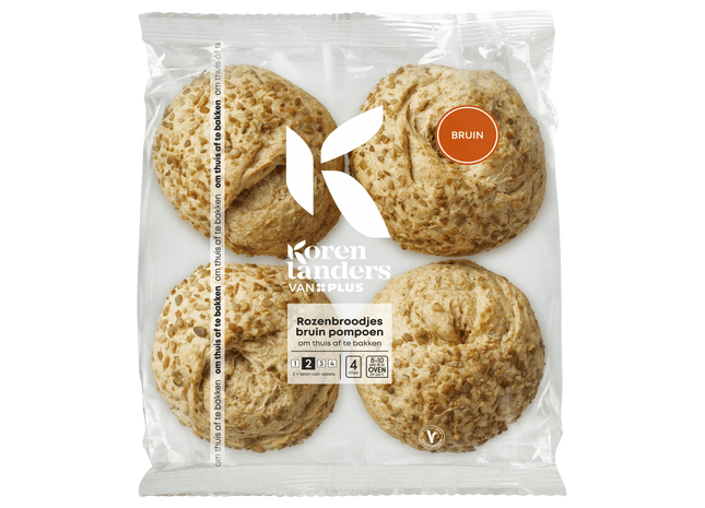 Korenlanders Rozenbroodjes Bruin Pompoen
