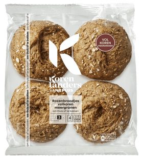 Korenlanders Rozenbroodjes Volkoren Meergranen