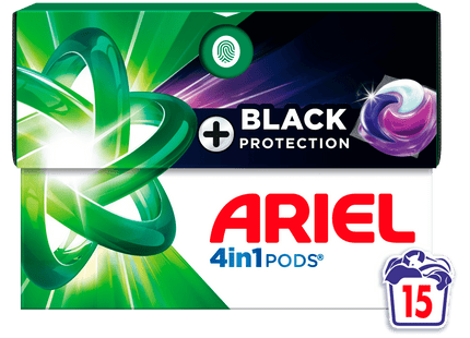 Ariel + Pods 4in1 black protection