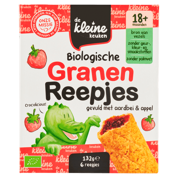 De Kleine Keuken Bio 18+ aardbei