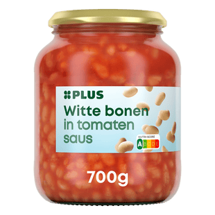 Witte bonen in tomatensaus