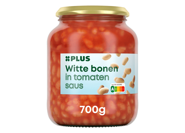 Witte bonen in tomatensaus
