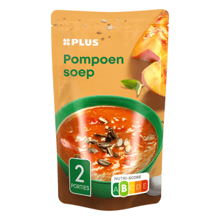 Suppe in der Tüte Kürbissuppe