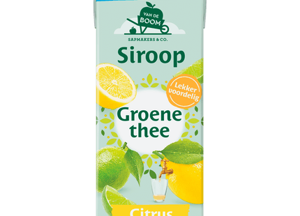 Van de Boom Siroop groene thee citrus