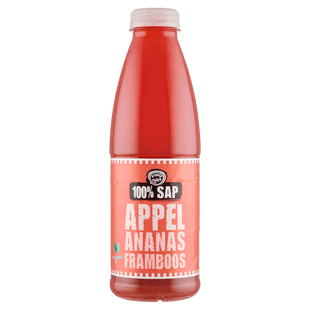 Fruchtiger Königsapfel-Ananas-Himbeere