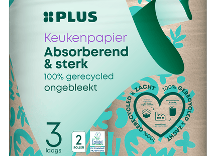 Keukenpapier 3-laags recycled